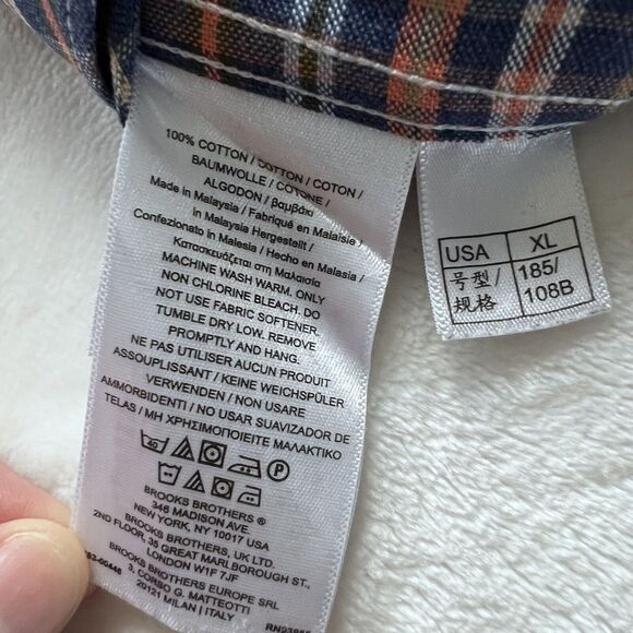 Brooks Brothers Regent The Original Polo Shirt Button Down Men’s Size XL - Picture 8 of 10